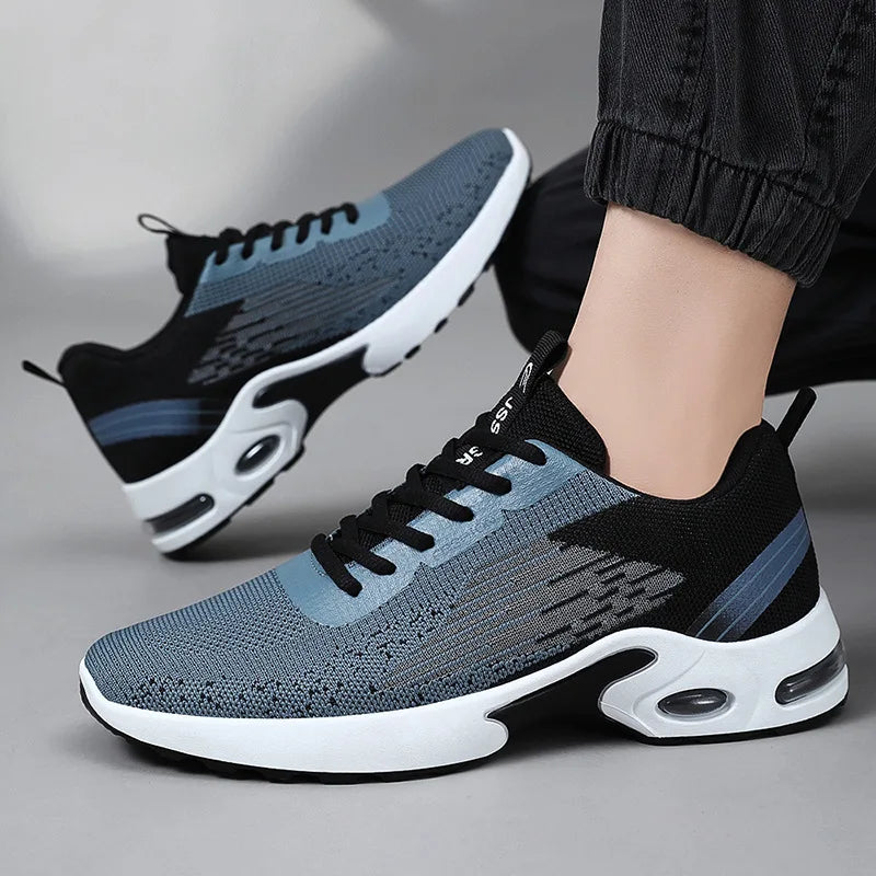 Men's Breathable Running Shoes With Air Cushion Support