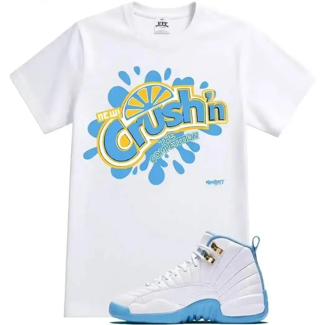 Crushn Shirt For Jordan 12 Melo Style Men Cotton Blend