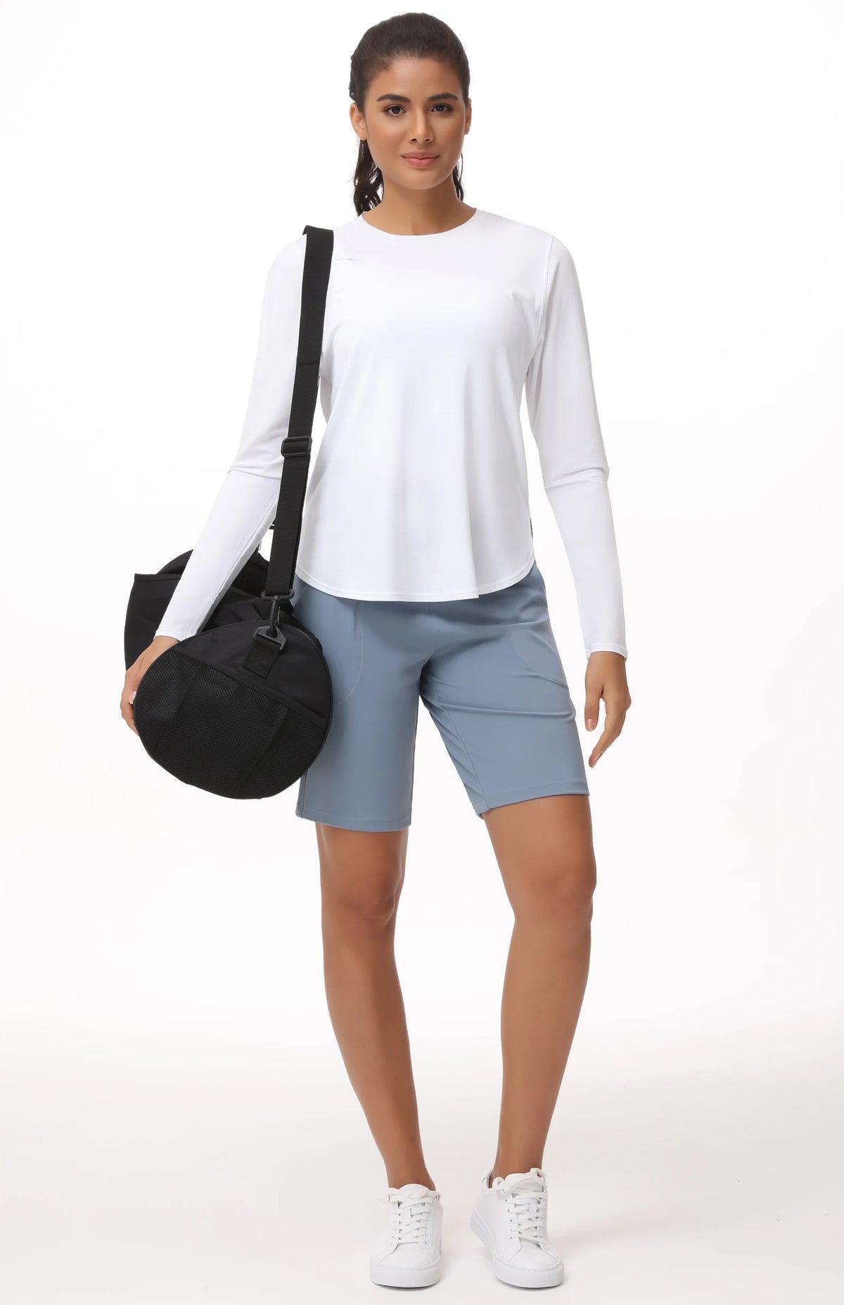 The Gym People Women Long Sleeve Lightweight Yoga Workout Top