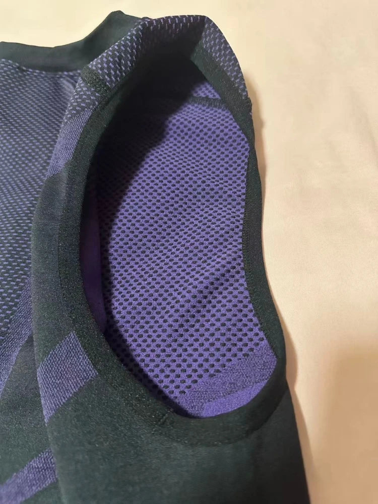 Sansour Mens Summer Nylon Knit Tank Top Breathable Athletic Wear