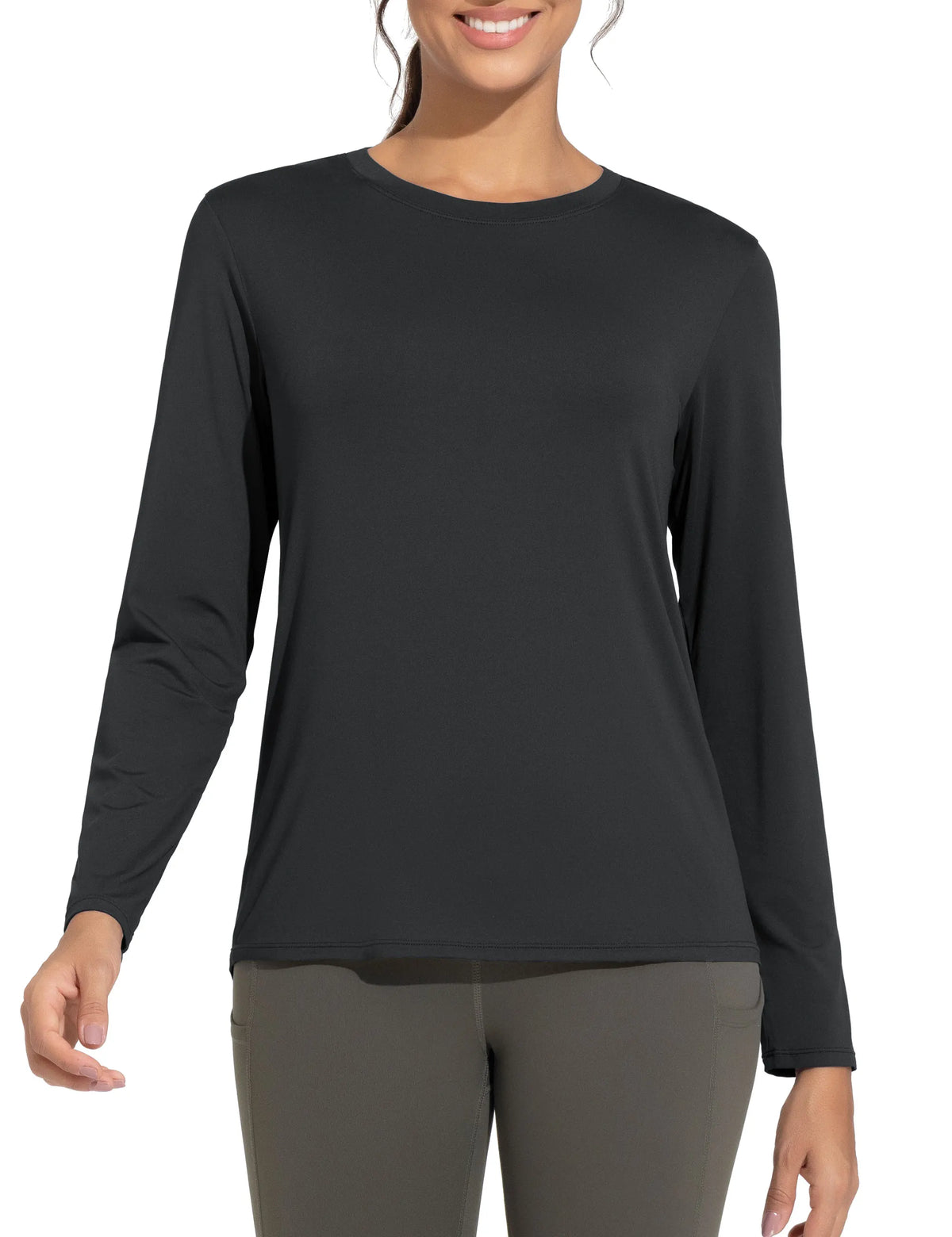 The Gym People Women Soft Long Sleeve Running Top