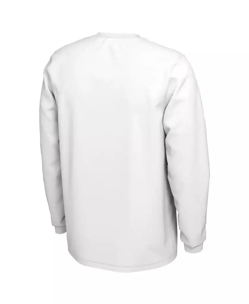 Nike Men's Kentucky Wildcats Long-Sleeve Crew Neck Running T-Shirt Official Team Colors for Fans and Athletes