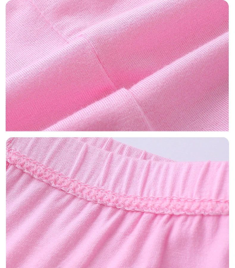Girls Summer Solid Leggings Beach Shorts For Ages 2-12