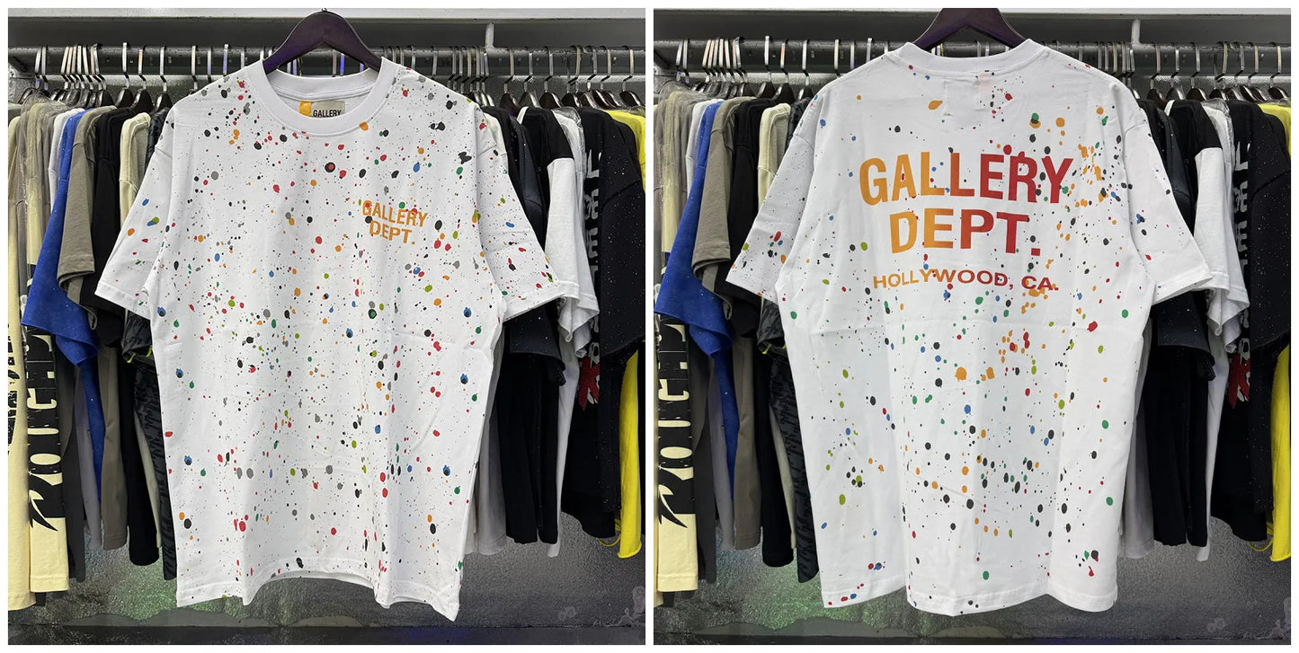 Vintage Washed Cotton Oversized Unisex Printed Streetwear Top