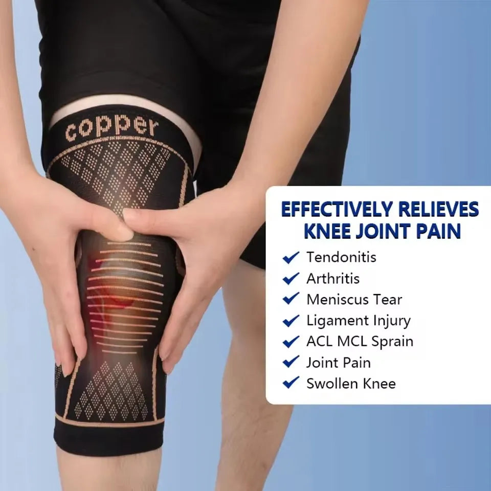 GOBYGO Copper Knee Support Braces for Arthritis and Pain Relief