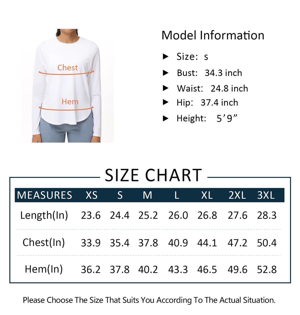 The Gym People Women Long Sleeve Lightweight Yoga Workout Top
