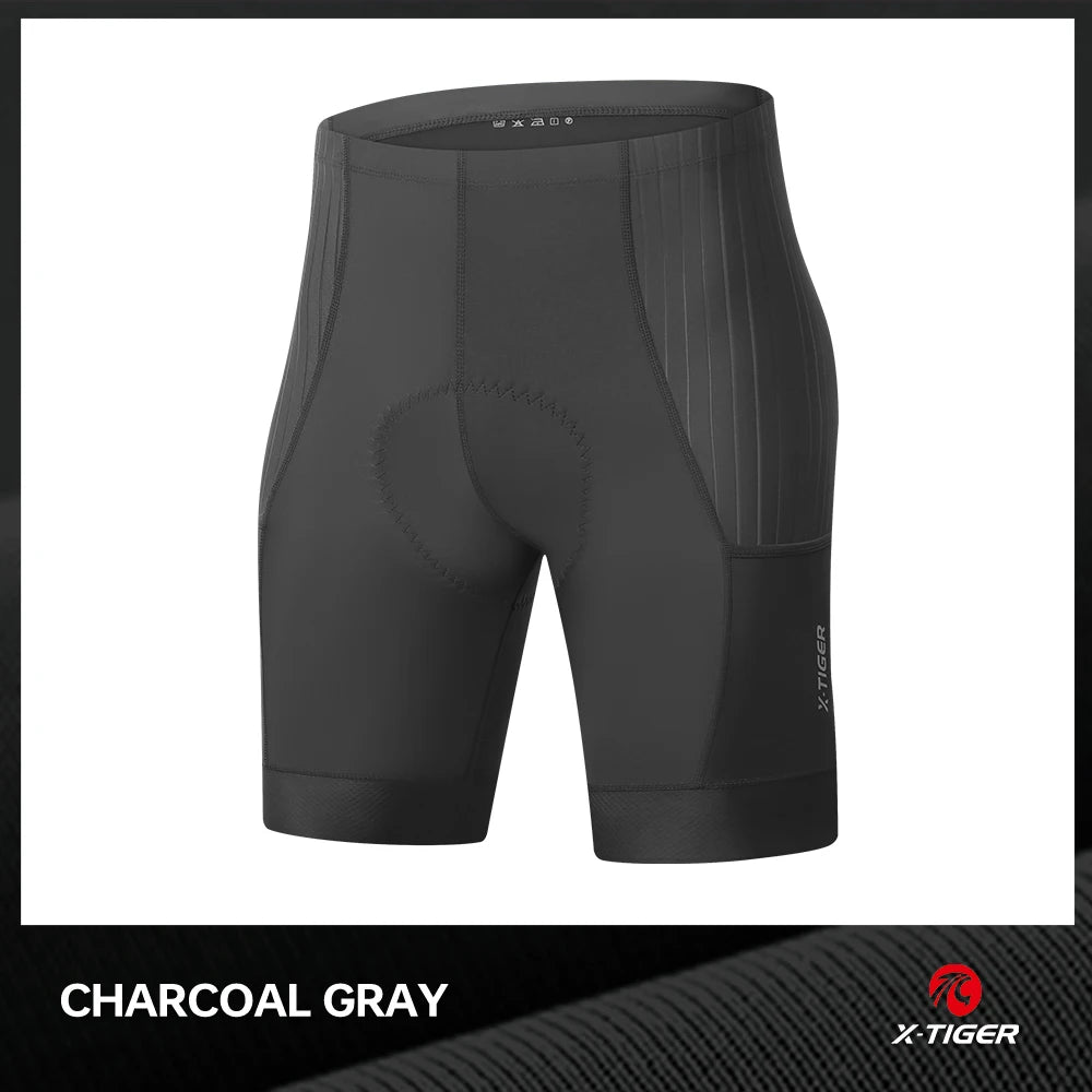 X-Tiger Men Quick Dry Padded Cycling Shorts For MTB