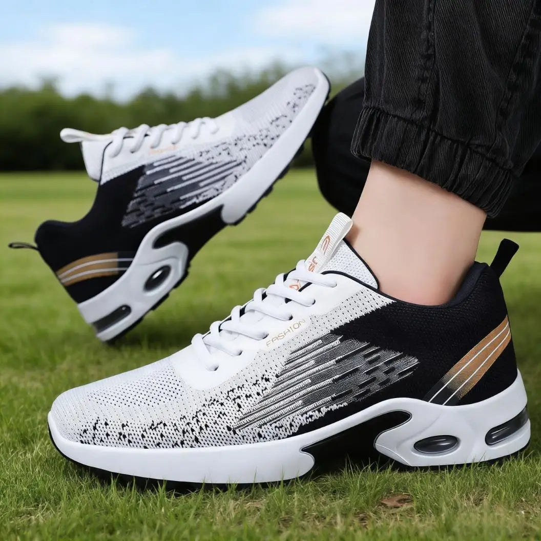 Men's Breathable Running Shoes With Air Cushion Support