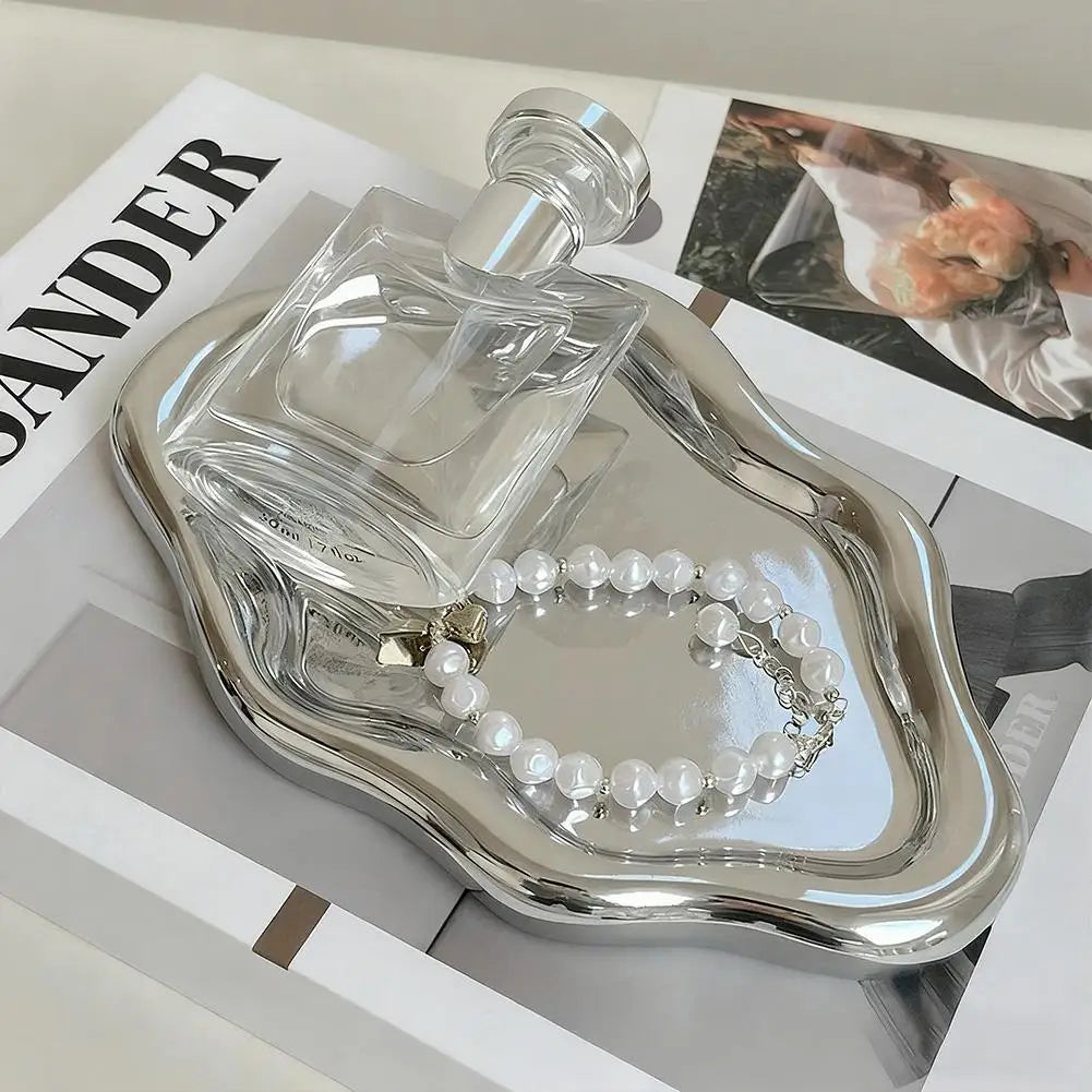 Cloud Shape Jewelry Storage Tray Plastic Display Plate