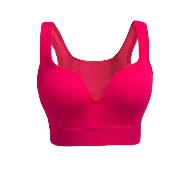Women Padded Seamless Sports Bra For Workout