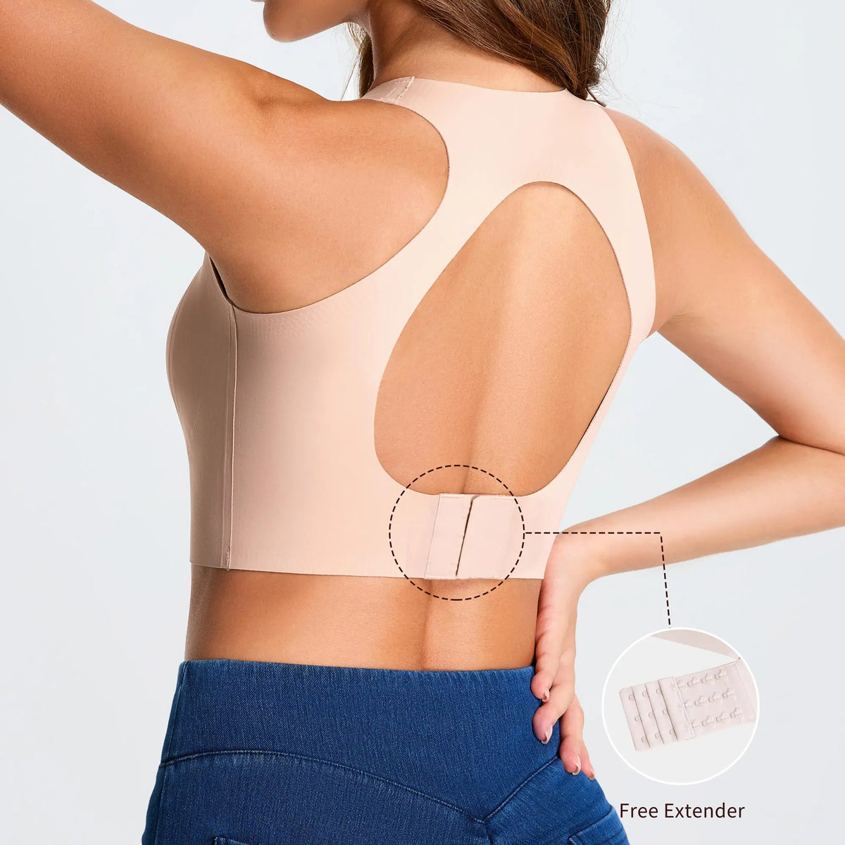 The Gym People Wireless Padded Sports Bra For Women