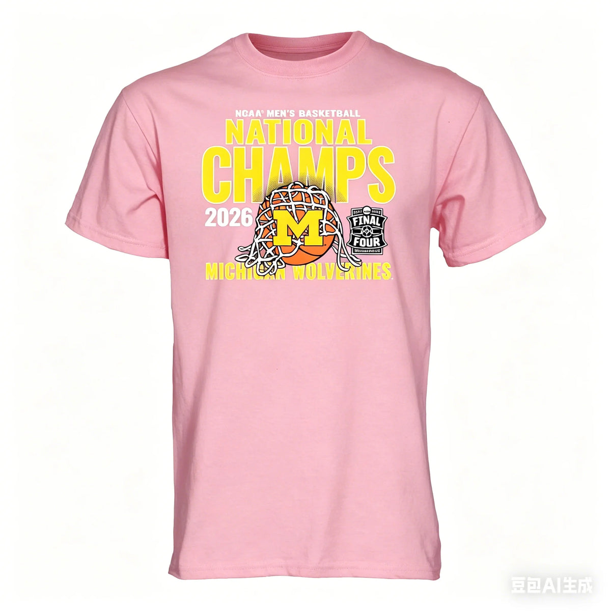 Michigan Wolverines Basketball National Championship Graphic T Shirt for Fans
