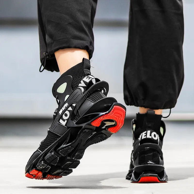 Men's Breathable Lace-Up Casual Sneakers for Everyday Comfort