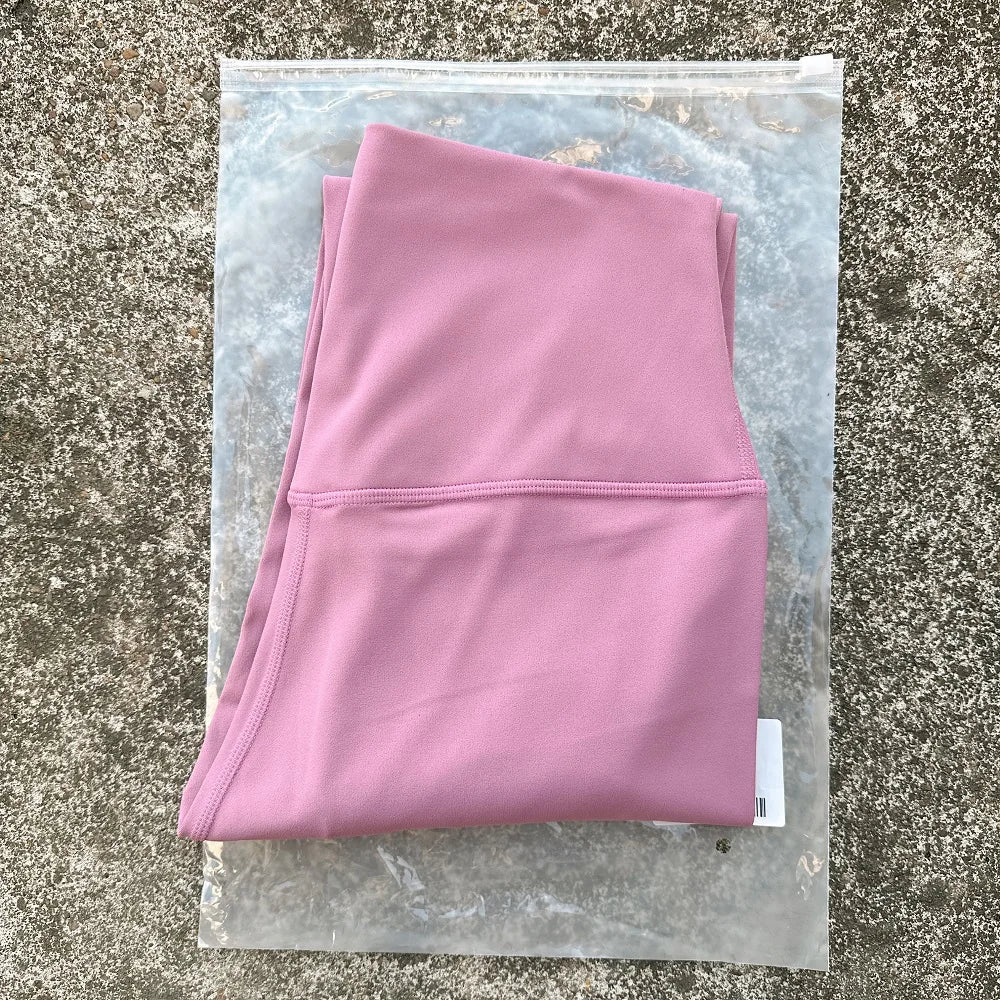 Solid Color Back Pocket High Waisted Yoga Leggings For Women
