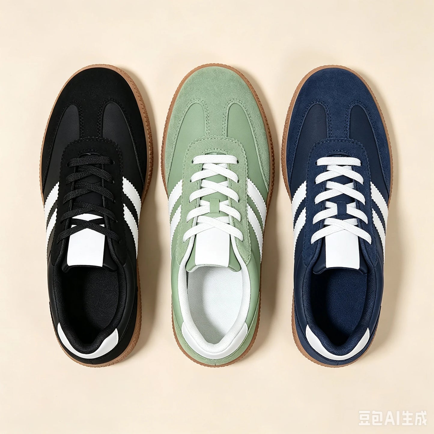 Women's Retro Lace Up Sneakers Lightweight Casual Walking Shoes