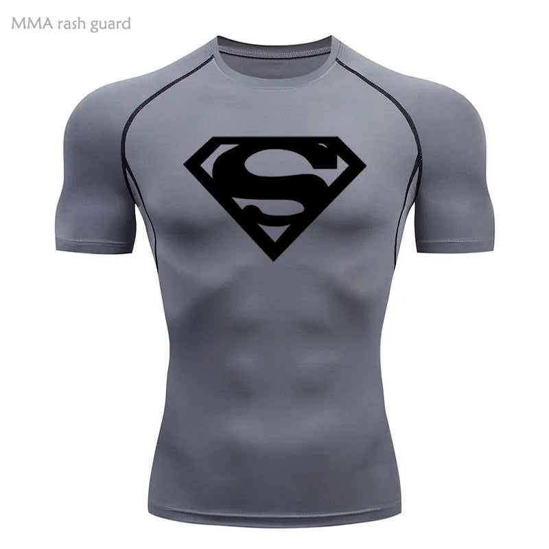 Unisex Quick Dry Compression Shirt For Fitness And Training