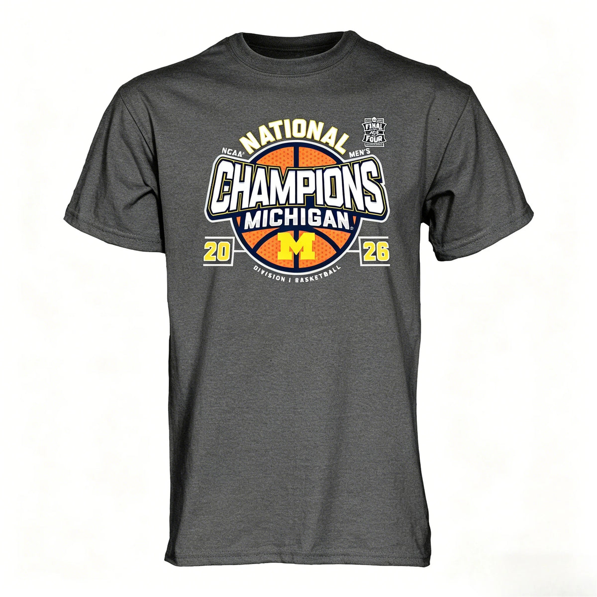 Michigan Wolverines Basketball National Championship Graphic T Shirt for Fans