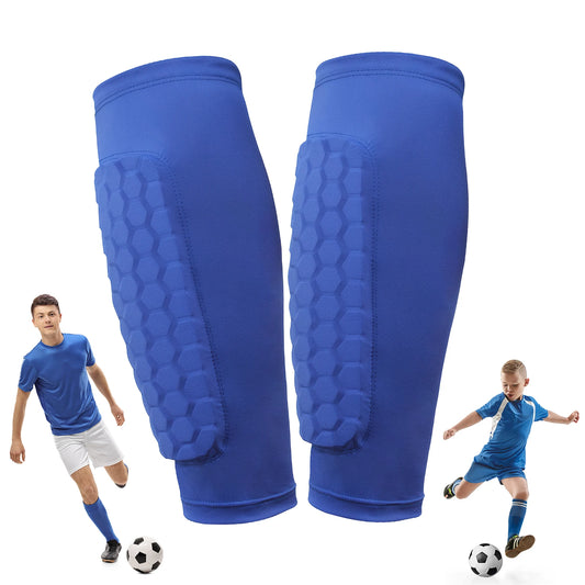 LAIMANEI Shin Defender With Honeycomb Pads Football Shin Guards