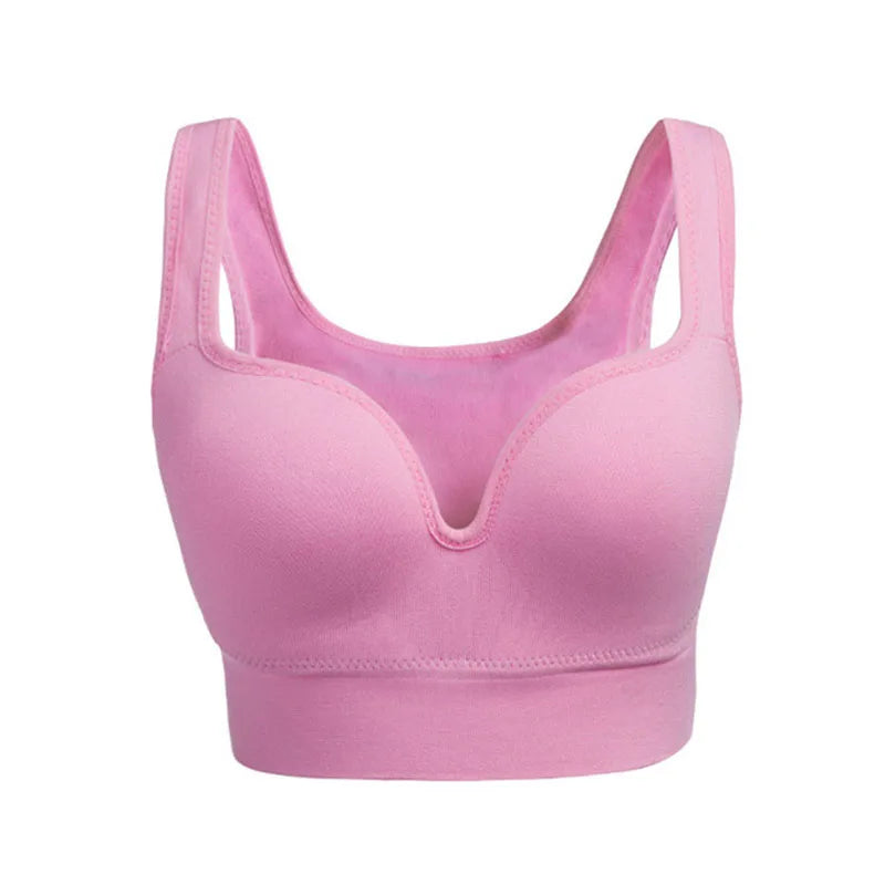 Women Padded Seamless Sports Bra For Workout