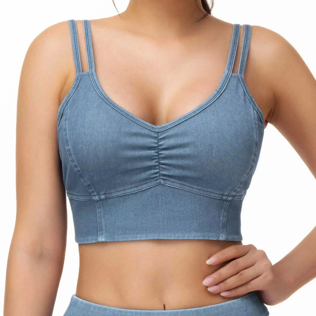 THE GYM PEOPLE Women's Wireless Sports Bra With Removable Pads