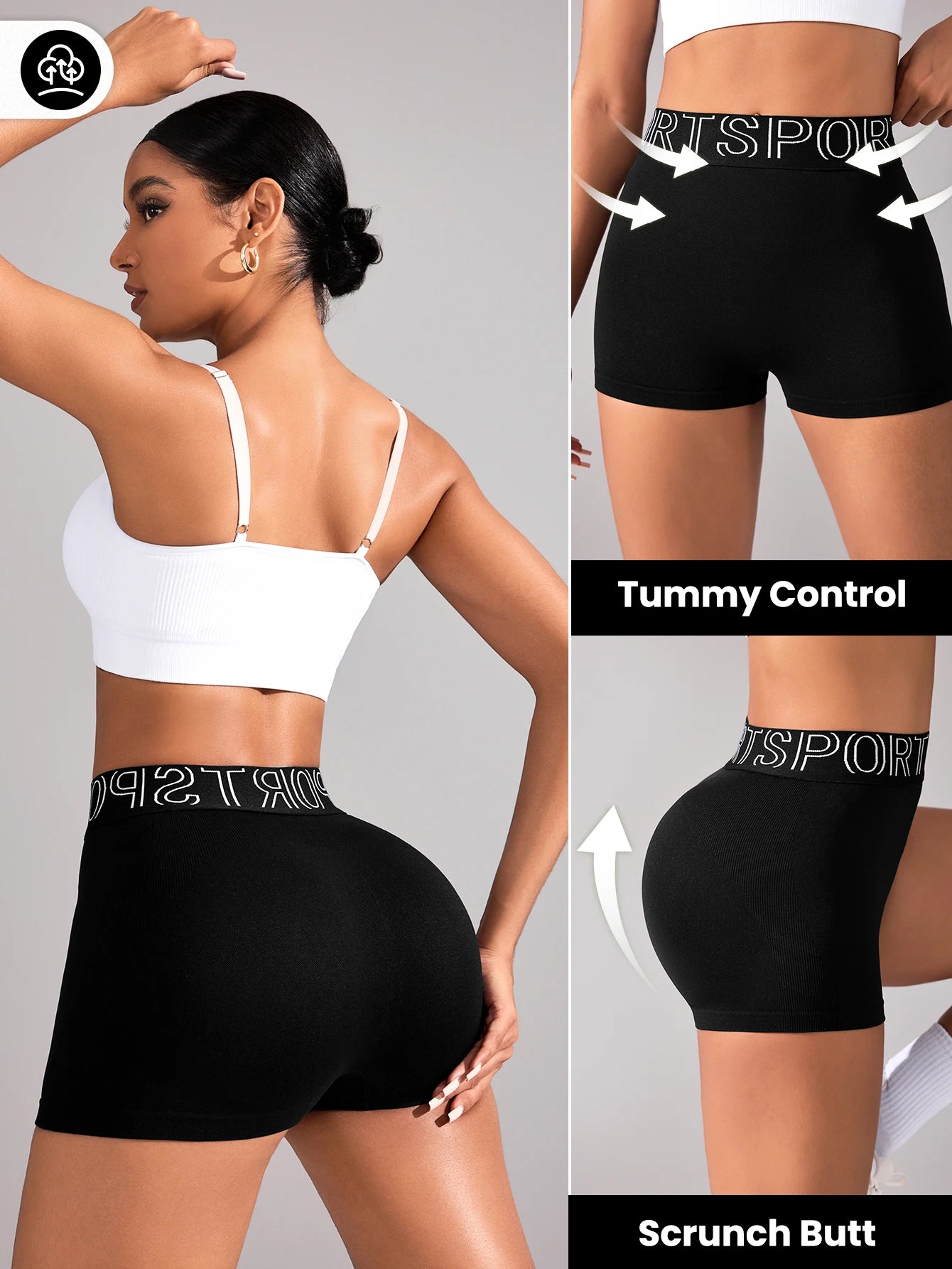 Yoga Shorts Women Fitness High Waist Gym Shorts For Workout