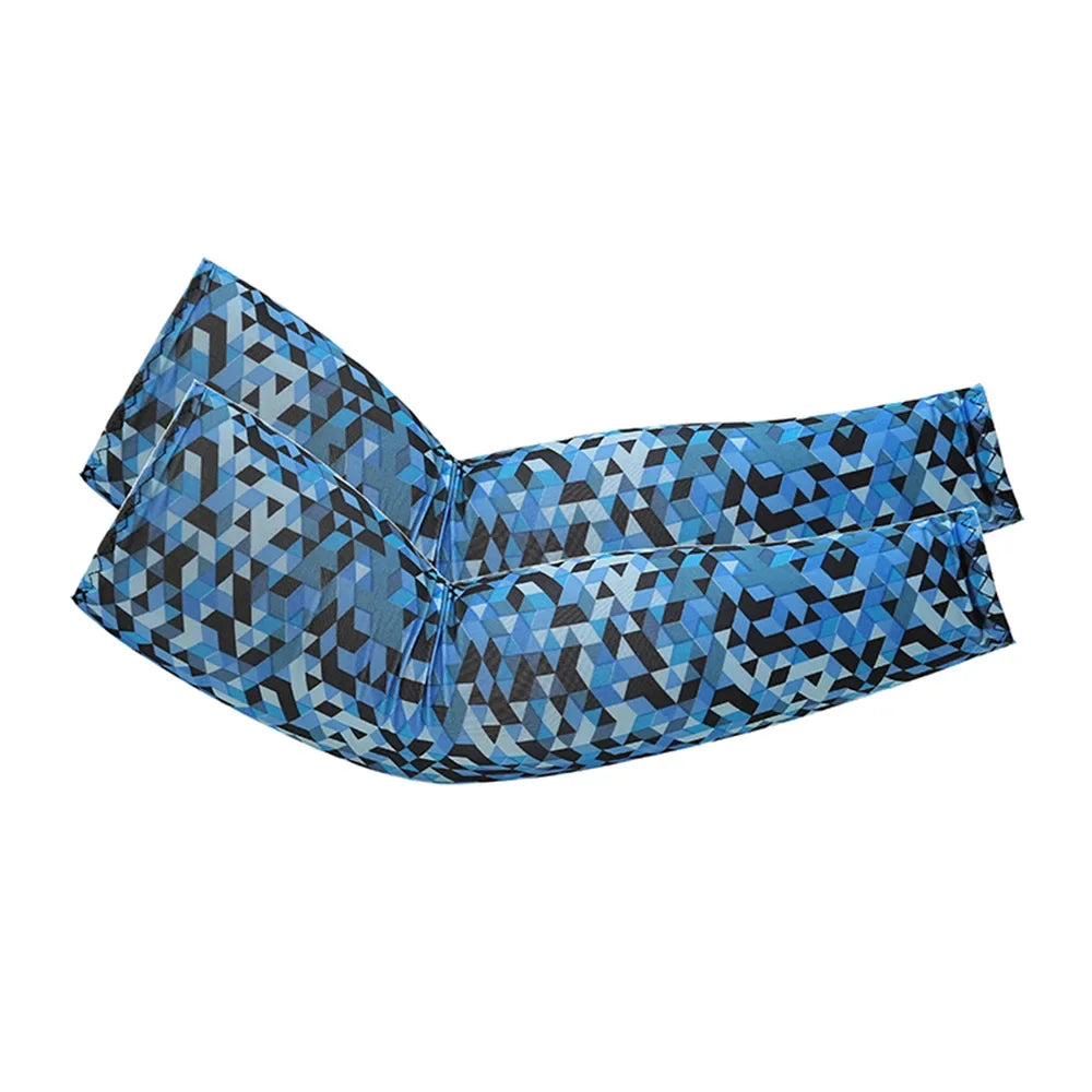 Unisex Cooling UV Arm Sleeves For Sports Running Fishing