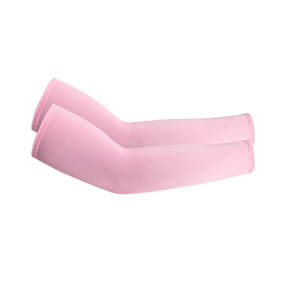 Unisex Cooling UV Arm Sleeves For Sports Running Fishing