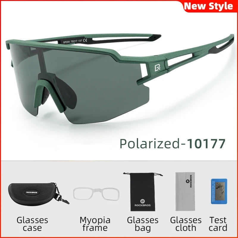 ROCKBROS UV400 Polarized Bike Glasses for Cycling and Fishing