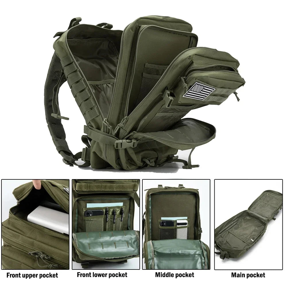 ReFire Gear Tactical Backpack for Outdoor Hiking and Camping