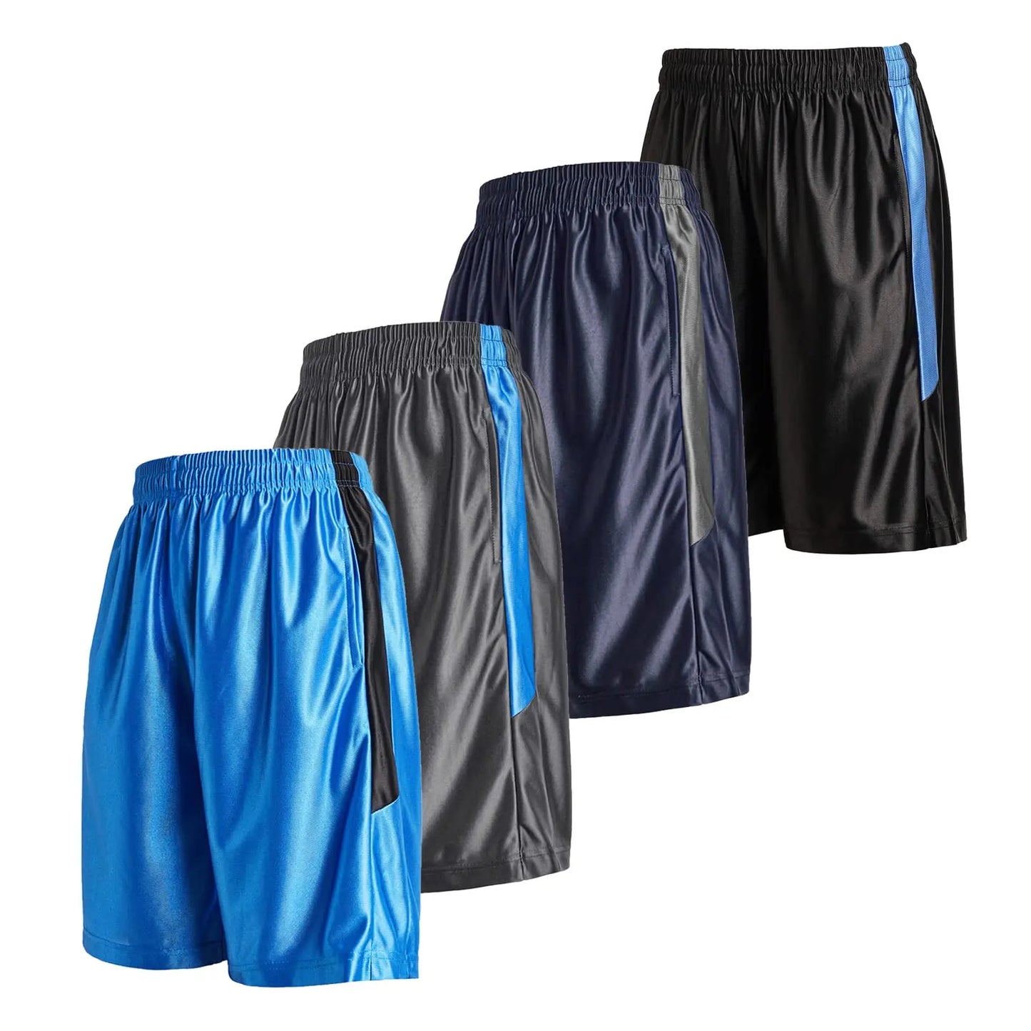 Men's Basketball Shorts With Pockets LooseFit Moisture Wicking Quick Dry
