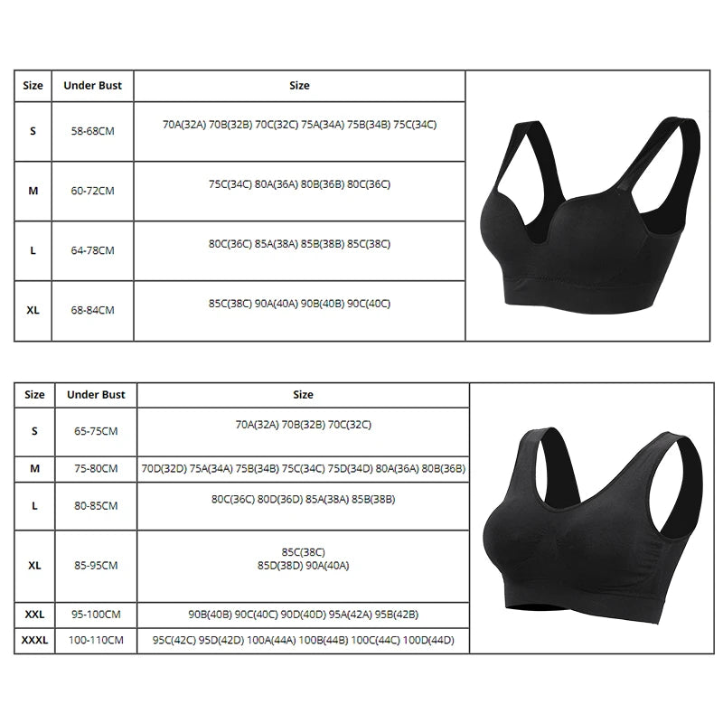Women Padded Seamless Sports Bra For Workout