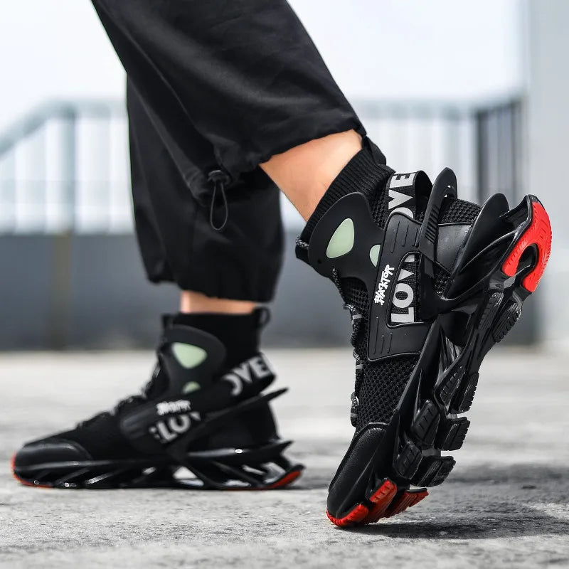 Men's Breathable Lace-Up Casual Sneakers for Everyday Comfort