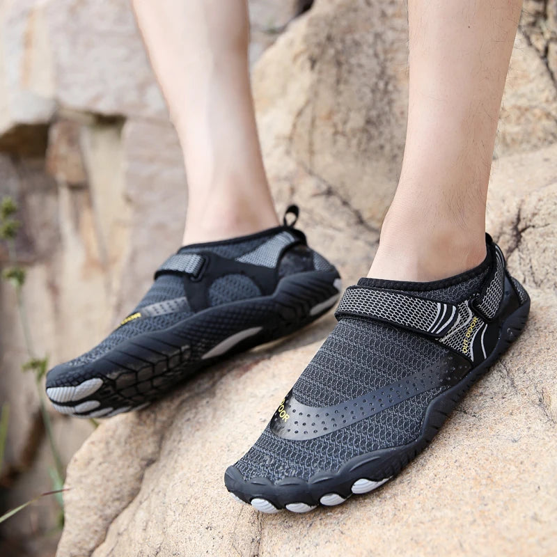 Men Quick Dry Non Slip Five Finger Water Shoes Swimming