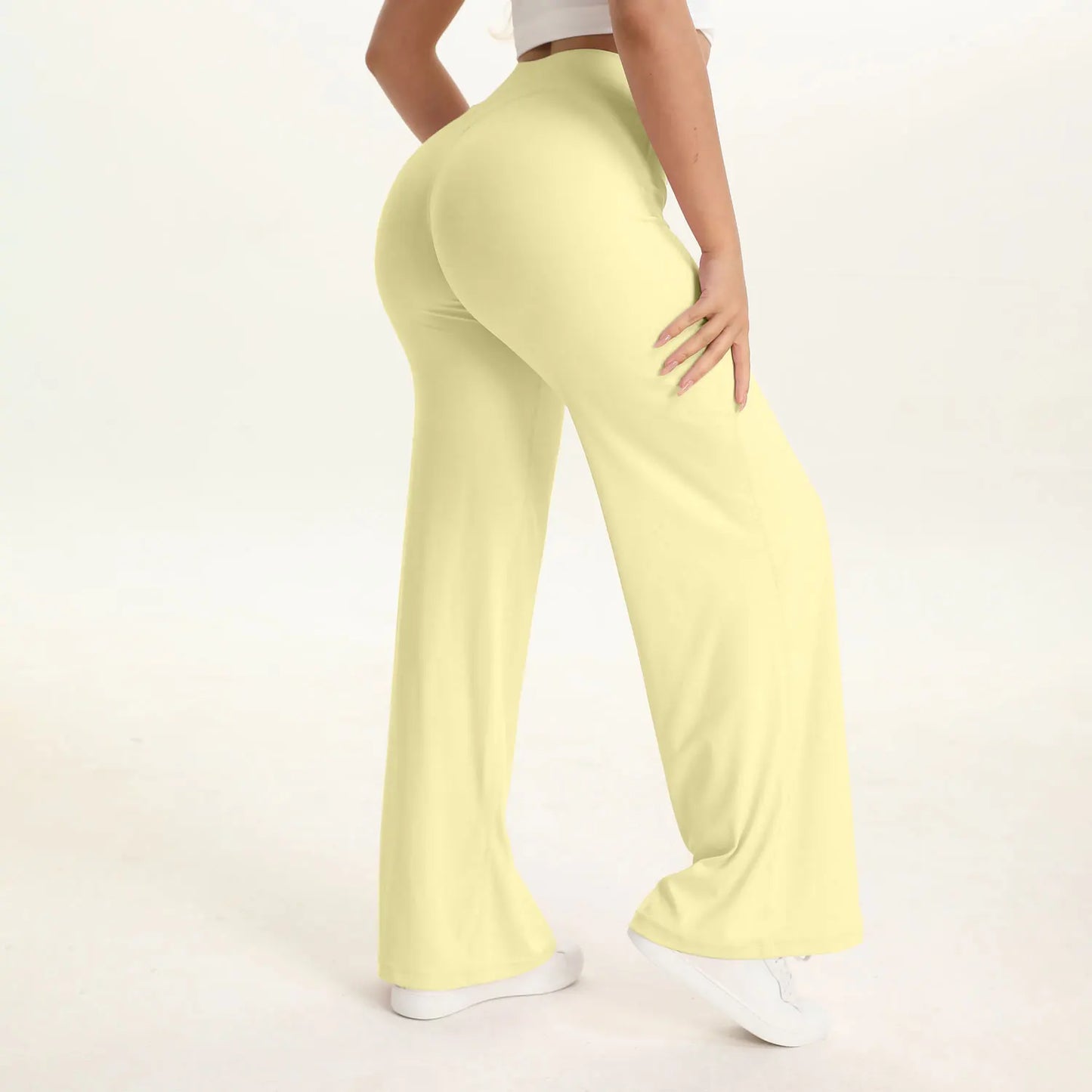 NCLAGEN SoftMotion Yoga Pants Women Mid-Waist Gym Leggings