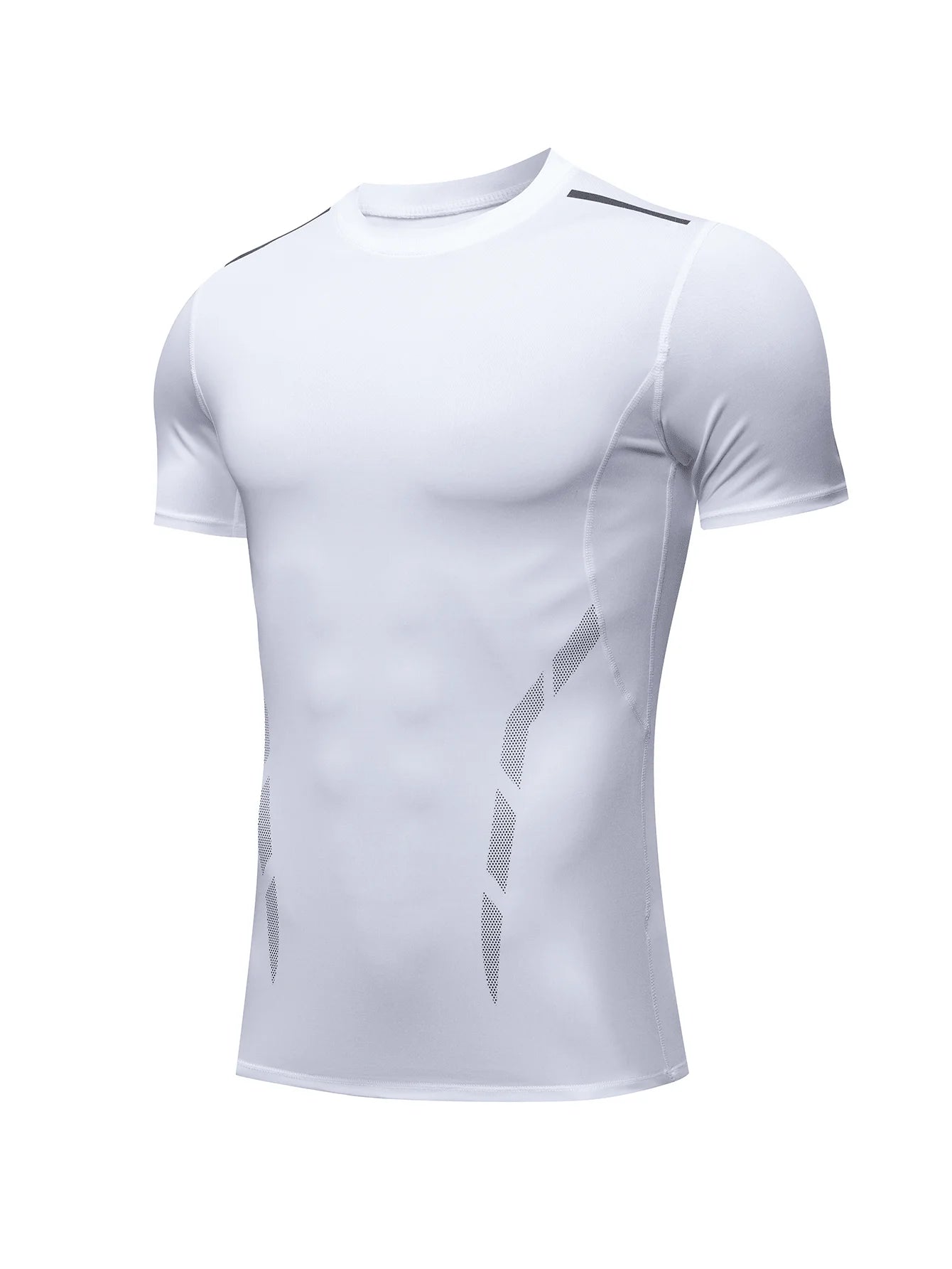 Mens Performance Compression T Shirt With Breathable Fabric