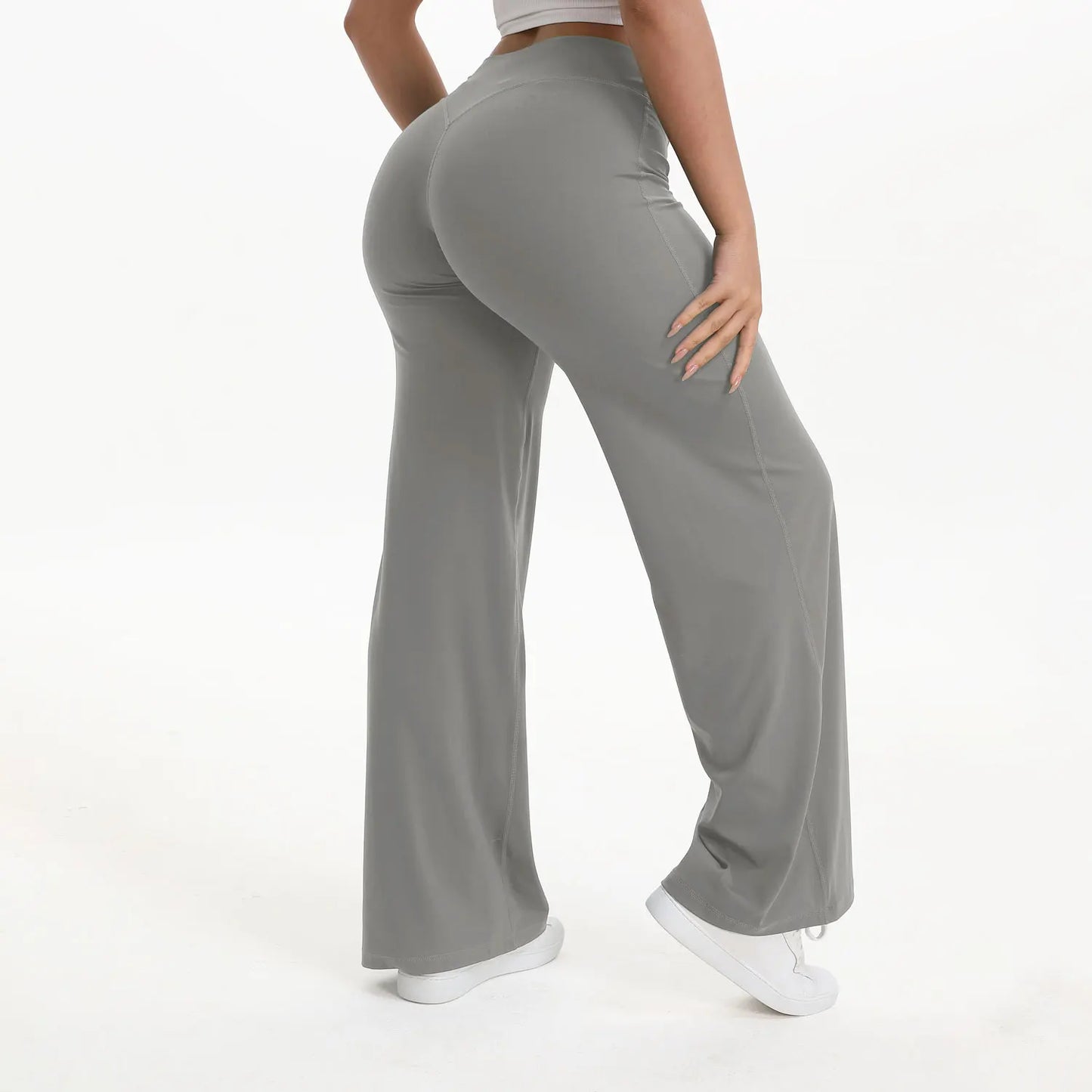 NCLAGEN SoftMotion Yoga Pants Women Mid-Waist Gym Leggings