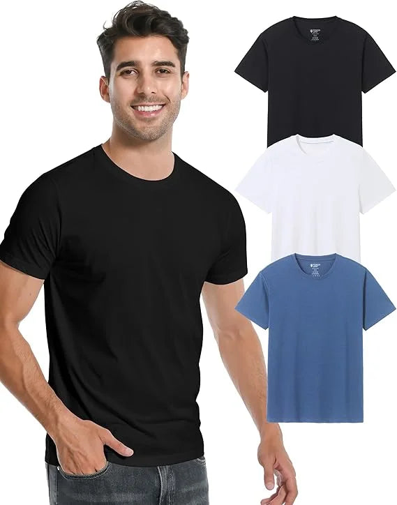 Pioneer Camp Men's Bamboo Viscose Tee Shirt Crew Neck