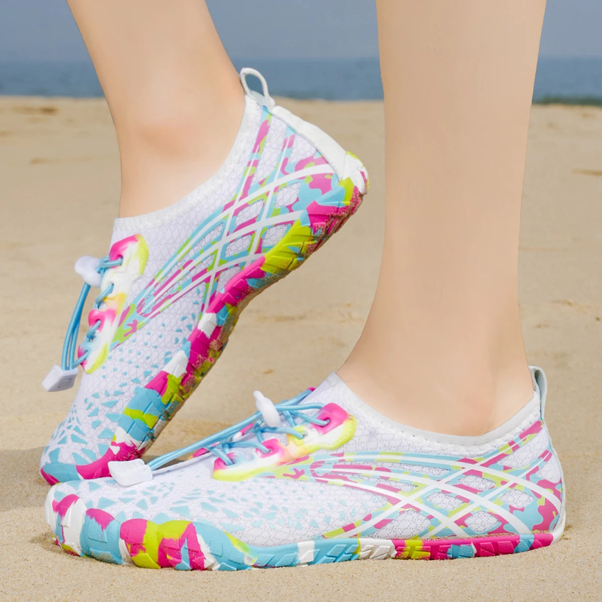 Quick Dry Barefoot Aqua Water Shoes For Outdoor Trekking
