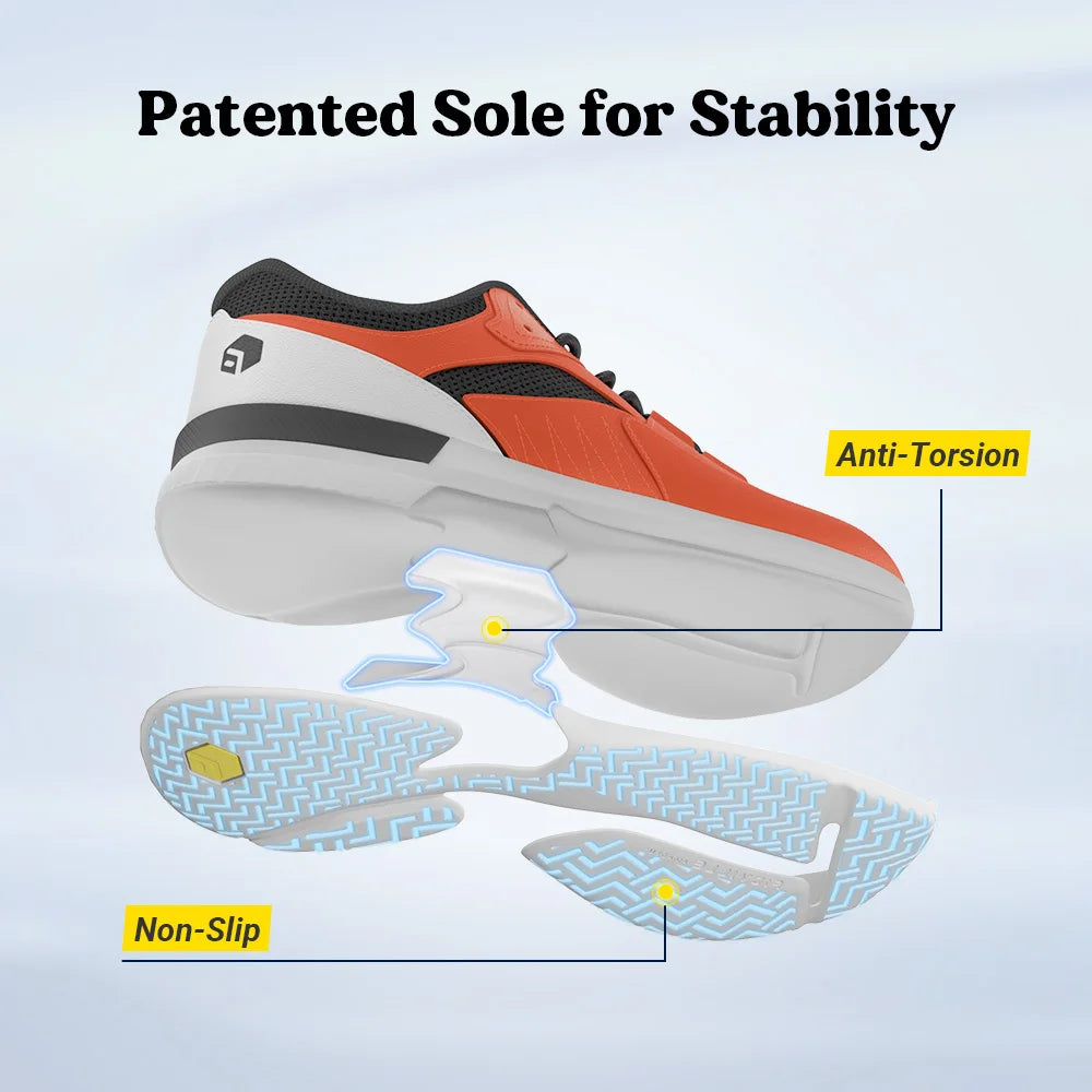 FitVille Mens Pickleball And Tennis Shoes With Arch Support
