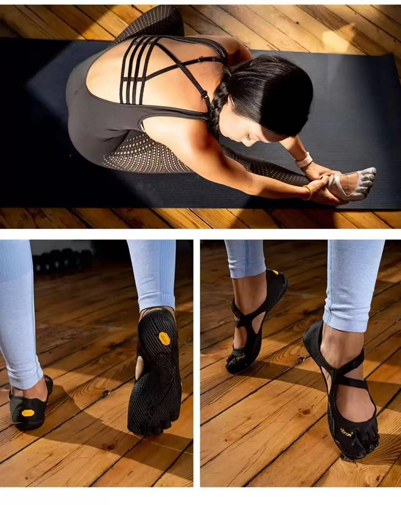Lightweight Breathable Five Toe Sneakers for Yoga and Outdoor Activities