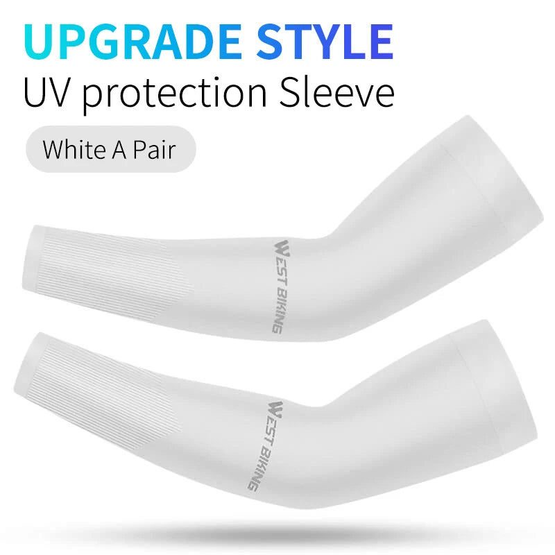 West Biking Cooling Arm Sleeves With Upf50 Protection