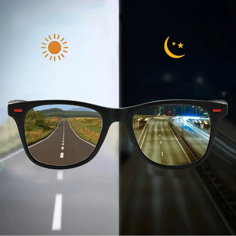 Night Vision Sunglasses Polarized PC Frame Outdoor Driving Glasses