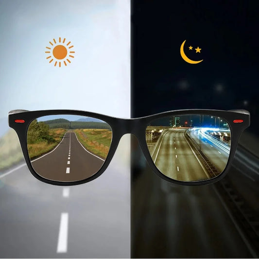 Night Vision Sunglasses Polarized PC Frame Outdoor Driving Glasses