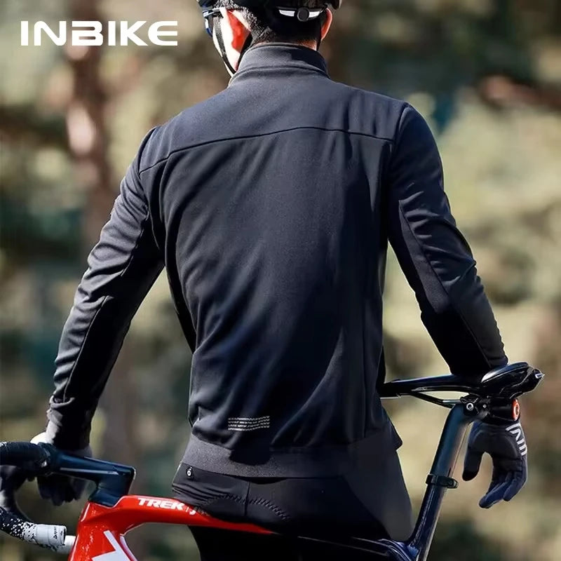 INBIKE Men's Thermal Windproof Cycling Jacket With Breathable Soft Shell