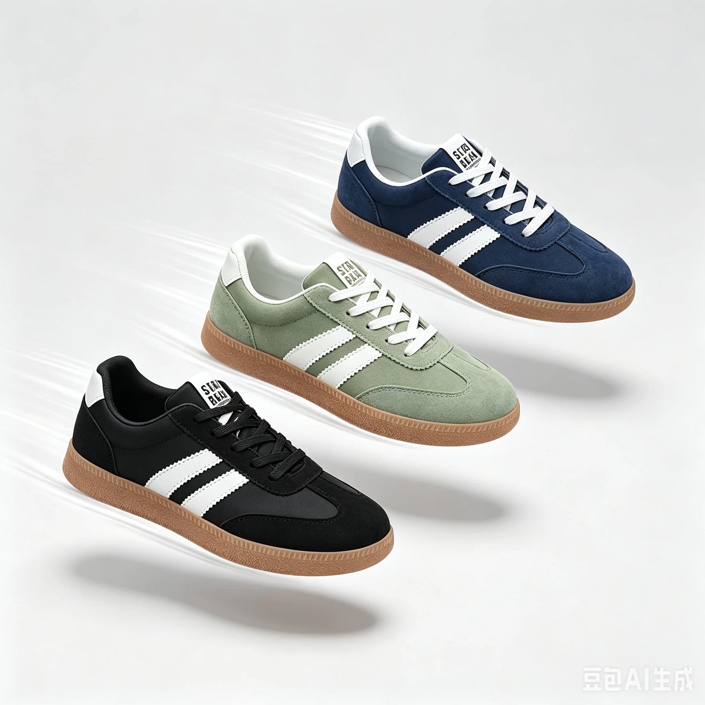 Women's Retro Lace Up Sneakers Lightweight Casual Walking Shoes