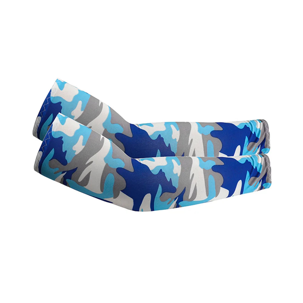 Unisex Cooling UV Arm Sleeves For Sports Running Fishing
