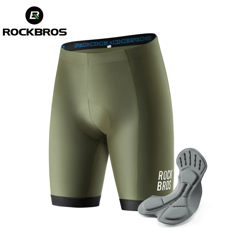 ROCKBROS Men's Cycling Shorts With 3D Gel Pad Breathable