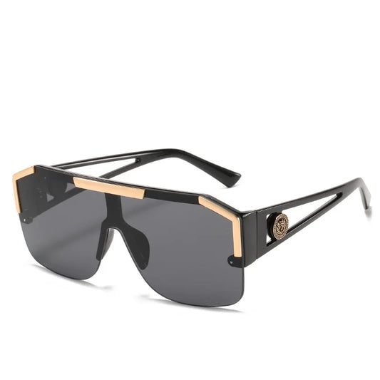 Unisex Oversized Square Sunglasses Gradient UV400 Driving Eyewear