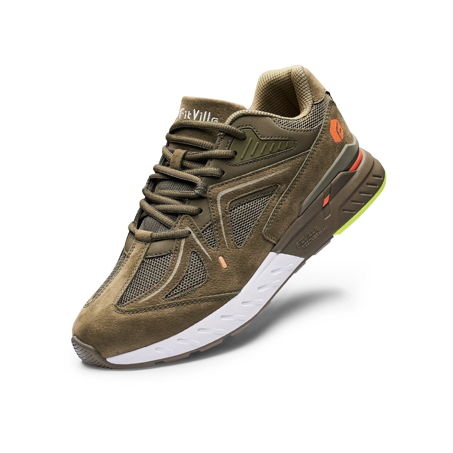 FitVille Men's Extra Wide Walking Shoes With Arch Support