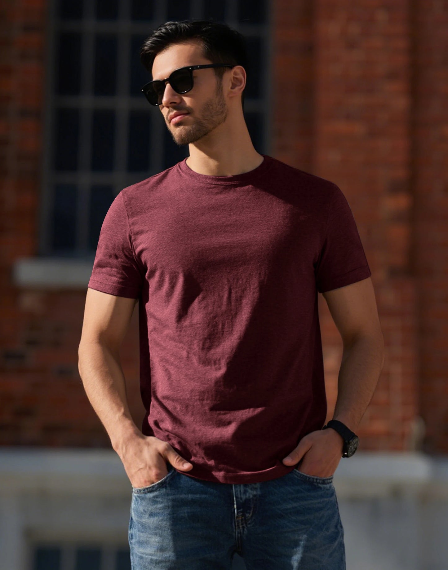 Pioneer Camp Men's Bamboo Viscose Tee Shirt Crew Neck